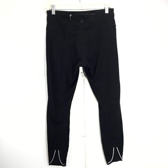 Athleta Women's Run 7/8 Black Size Small Workout Yoga Gym Leggings - Picture 1 of 9
